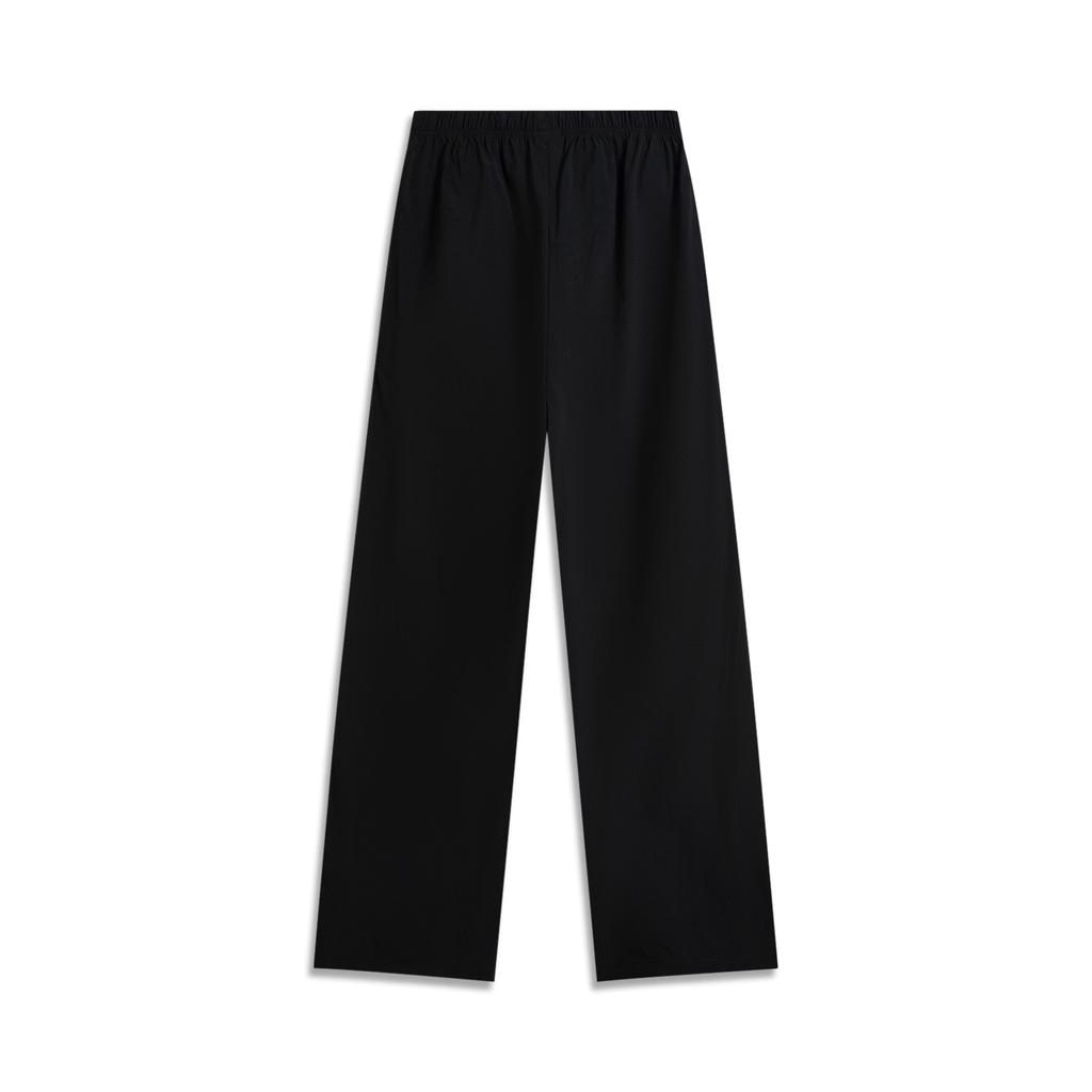 Li Ning Sports Lifestyle Series American Casual Simple Ice Silk Quick-Dry Cool Slim Loose Straight Leg Cargo Pants Knitted Sports Pants AYKV480-2