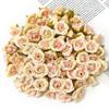 10/40Pcs Rose Artificial Flowers 2CM Fake Flowers Home Room Decor Garden Wedding Decoration DIY Scrapbook Garland Gift Accessory