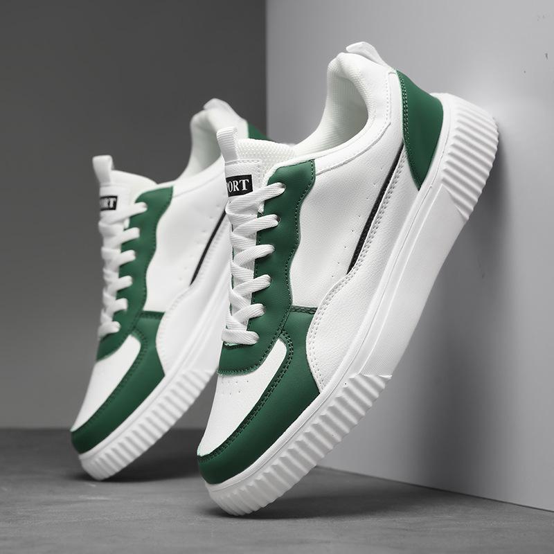 Korean Style Casual Couple Board Shoes - Lightweight, Cold-Adhesive, High-Quality Little White Sneakers