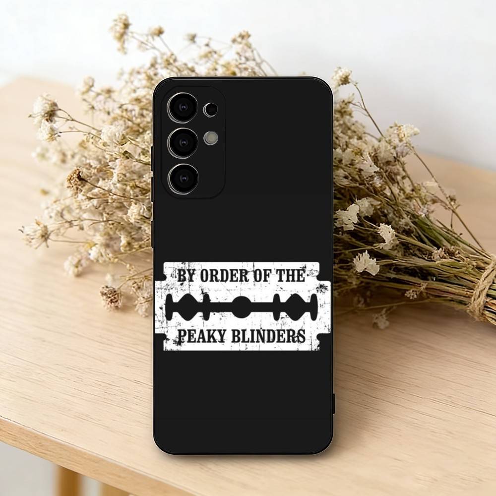 Peaky Blinders tommy shelby Phone Case For Samsung S25,S24,S21,S22,S23,S30,Ultra,S20,Plus,Fe,Lite,Note,10,Black Cover