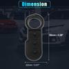 X Autohaux Car 3 Buttons Remote Key Case ert Rubber Pad Keypad Shell Cover Tools for Fiat 500 500X 500L 2007- Accessories
