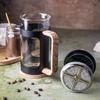 Zaparzacz do kawy/herbaty 1.0L French Press drewniany uchwyt KLAUSBERG KB-7681