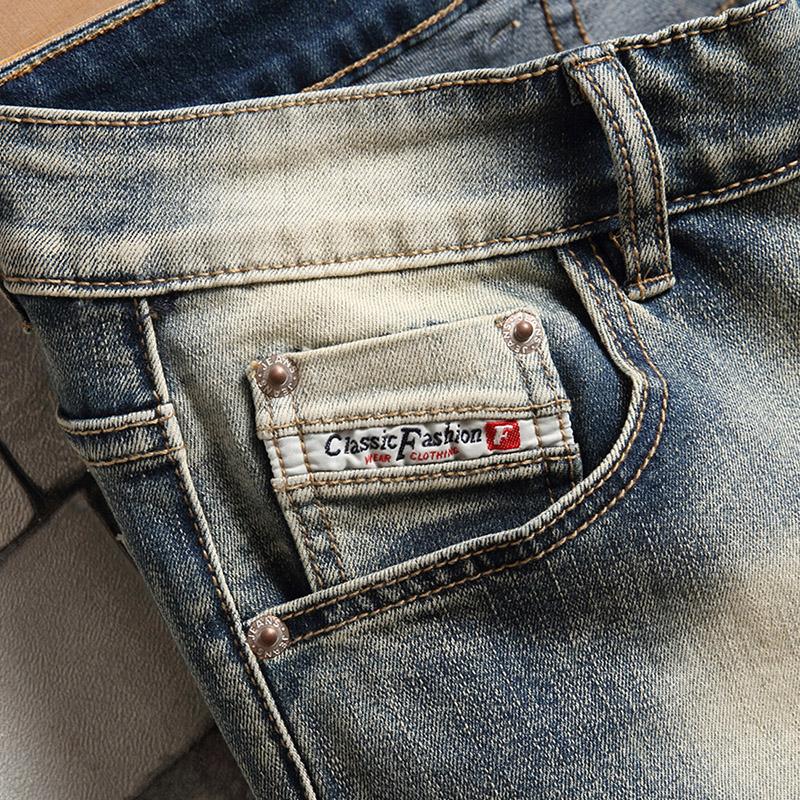 Slidte Jeans Mænds Fem-punkts Bukser Sommer Mænds Denim Shorts