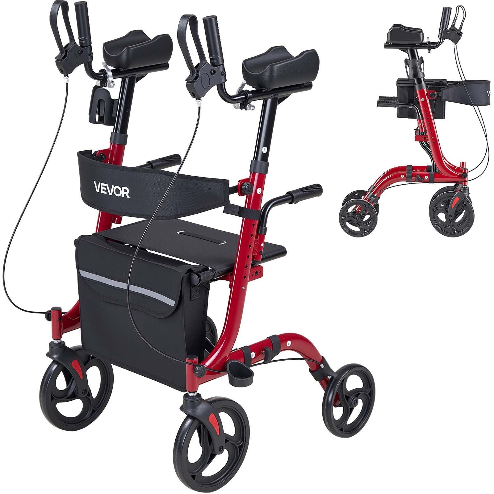 VEVOR Rollator Walker with Seat for
