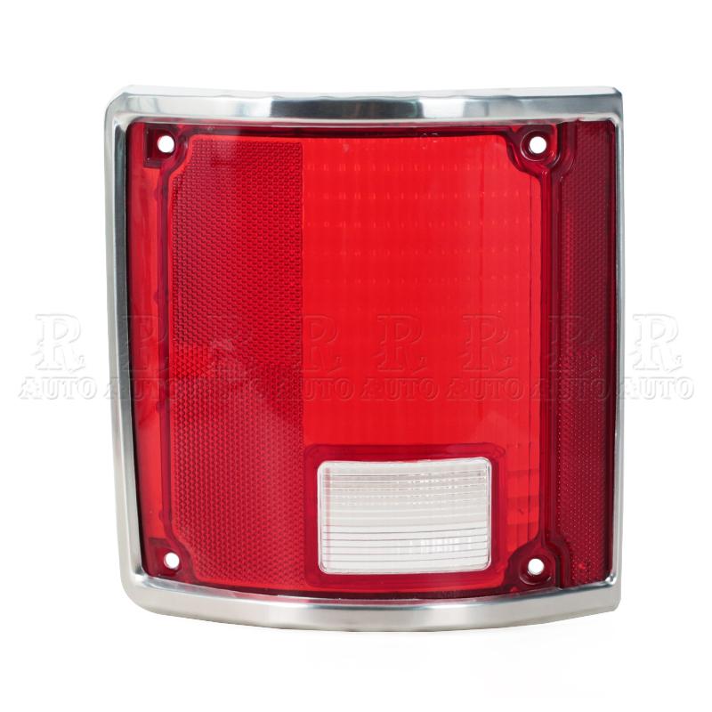 

For Chevy C10 C20 C30 K10 1973-1988 1989 1990 1991 Car Tail Light Lens Cover Lamp Shell Taillight No light Bulb 5968329 5968330 Only 1 Left