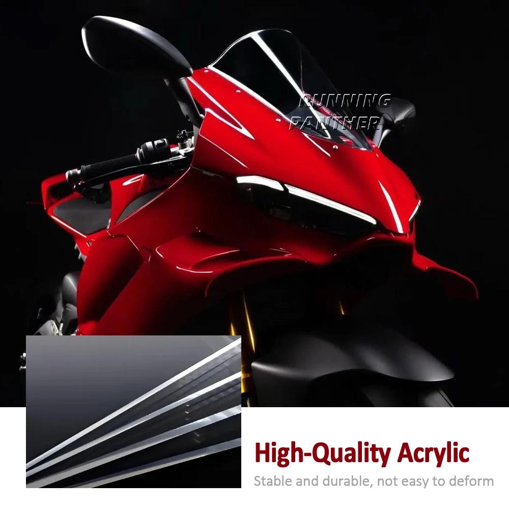 New For Ducati Panigale V4 2025- Motorcycle Accessories Windshield Windscreen Screen Protector Fairing Deflector