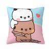 Bubu & Dudu Heart Love Pillow Cover Cute Funny Pillow Case For Sofa Bedroom Home Decor Cushion Cover Soft Graphic Pillowcases