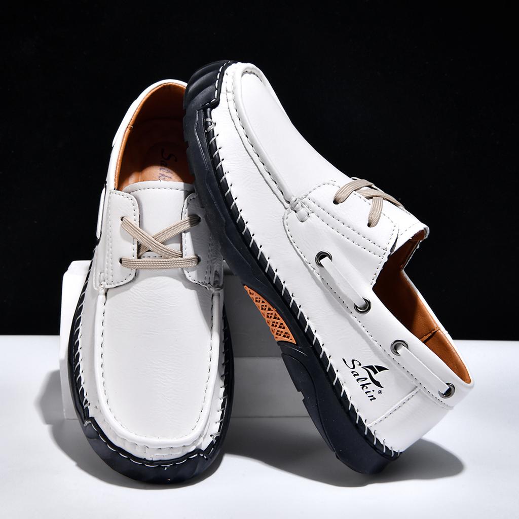 El yapımı rahat deri ayakkabı erkekler konfor sürüş ayakkabısı yumuşak deri makosenler erkek ayakkabısı mokasen takım ayakkabı