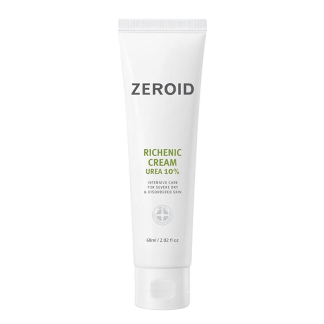 ZEROID Richenic Cream Urea 10% Intensive Moisturizing Barrier Repair Cream 60ml 1 Pack (60ml)