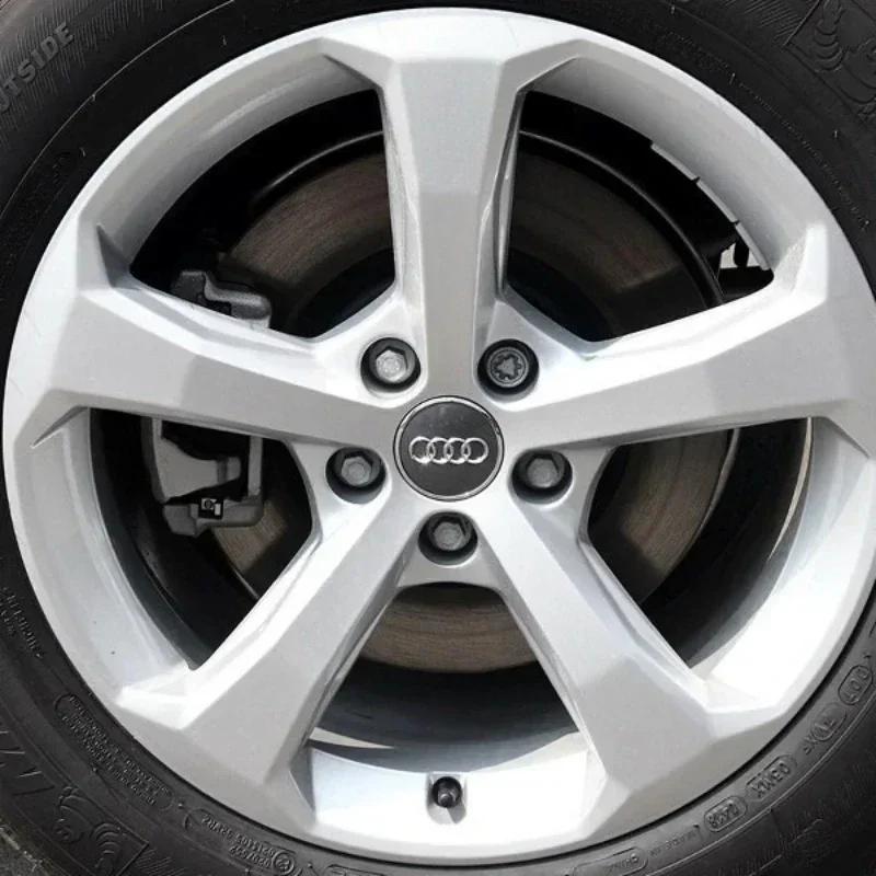 For 6npvc 60/61/68/69/77MM 4pcs Car Wheel Center Hup Cap Cover A4 A6L A7 A8 A3 A5 A6 S3 S4 Q3 Q5 Q5L Q7 Modification npvc6