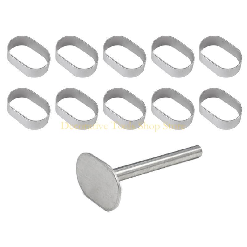 QX2E Biscuit Cutter Pressing Molds Set Sandwich and Bread Party Guest Dessert Bake