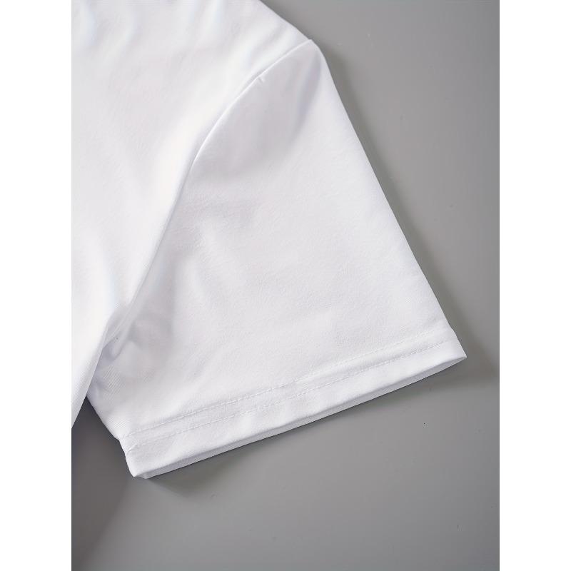 Haut pour femme "Élever mon mari est épuisant" à col rond et manches courtes pour une tenue décontractée, design ludique, matière respirante, T-shirt à message