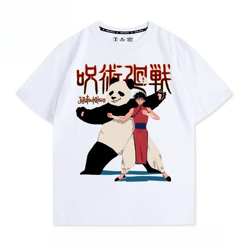 

Jujutsu Kaisen Anime Panda Printed Tshirt Unisexs and Womens Tshirt Unisexs Top Sports Tshirt 2026 Summer New Tee S
