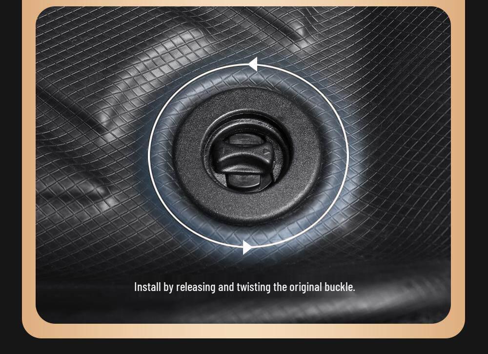 TPE Car Floor Mats for Buick LaCrosse 09-25 Models - Double Layer, Half-Surround, Luxury Starry Sky Design.