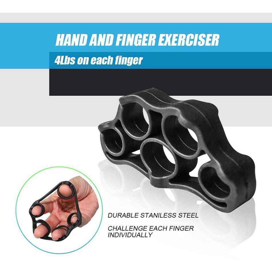 Five-finger Professional Training Kit for Grip Strength Ball, Adjustable Silicone Grip Strength Machine for Fitness