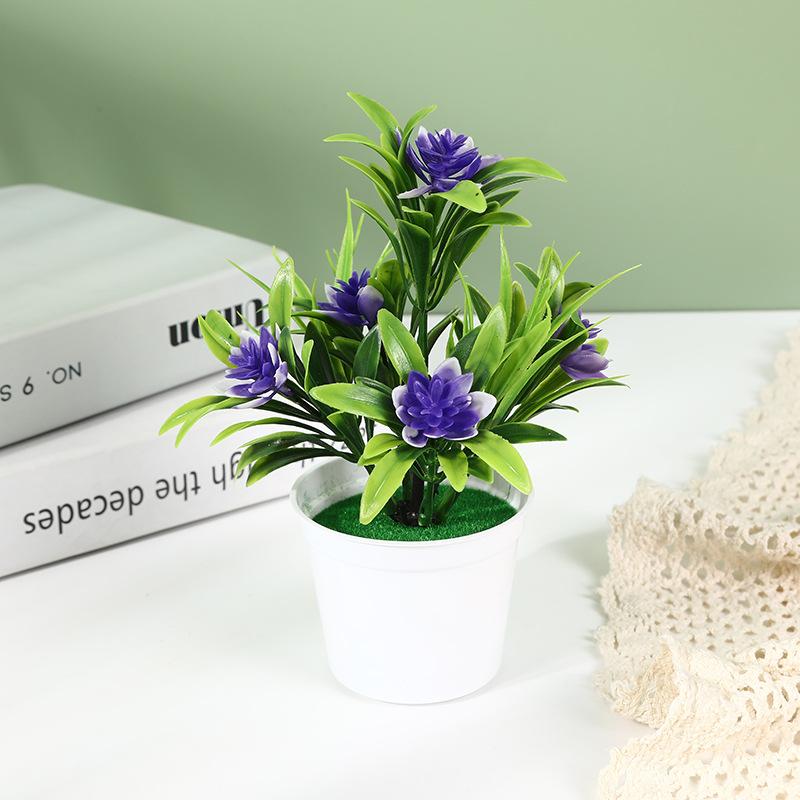 Artificial Fake Flower Potted Plant Wedding Party Decor Garden Home Decorations