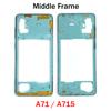 For Samsung A71 / A715 Middle Frame Housing Bezel Plate With Side Button Repair Parts