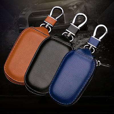 Unisex Damen Herren Schlüsselanhänger Schlüsselringe Hüftanhänger Autoschlüssel Tasche Etui Reißverschluss Hängende Schlüsselringe Leder Accessoires