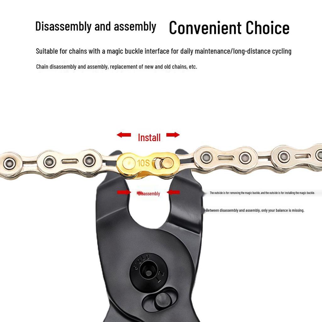 Dual-Use Bike Chain Magic Pliers for Quick Release and Repair