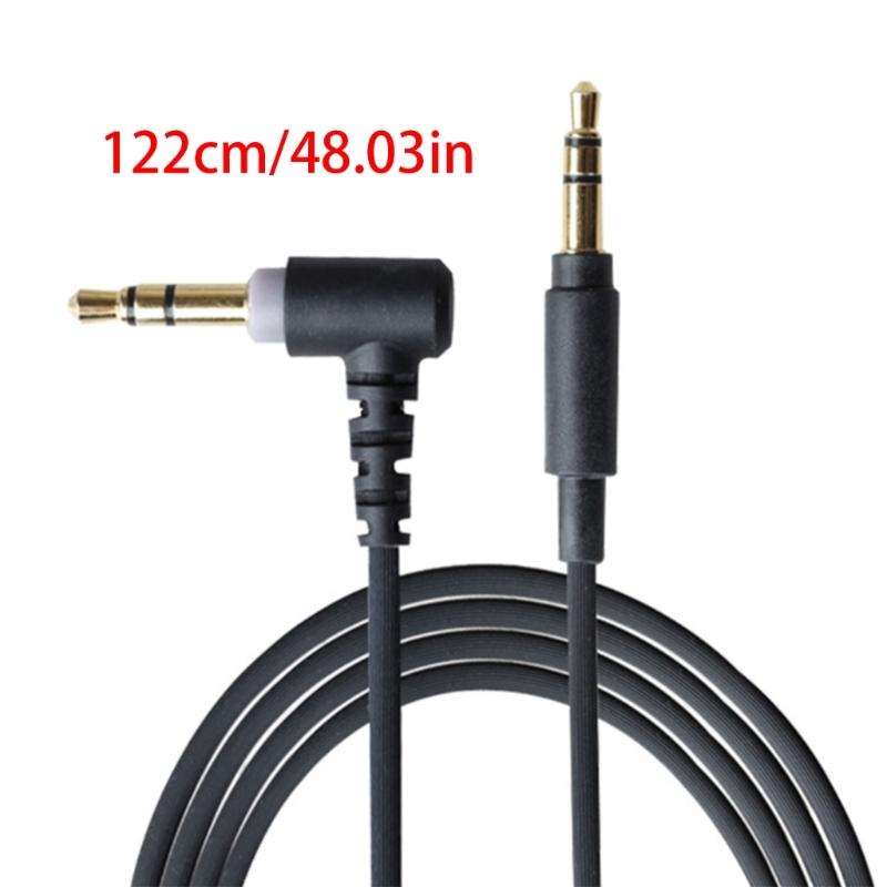Schwarzes Headset-Verlängerungskabel für WH1000XM3 1000XM4 Kopfhörer Super Haltbarkeit Kopfhörerkabel 59,06 Zoll
