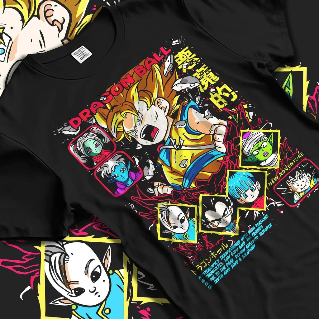 Japan Anime Dragon Ball Vegeta Power Up Manga Graphic Print T-shirt Men Women Streetwear Y2k Harajuku Summer New Tee Loose Casual Cotton Oversized Top