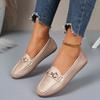 Fashion Women Flats Spring Autumn 2025 New Shoes Female Round Head Low Heel Chain Casual Loafers Comfortable Designer Sneakers Women