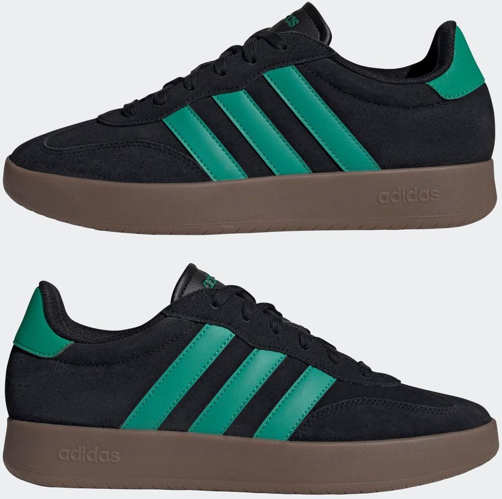 Adidas Barreda Sneakers Core Black Court Green Gum5