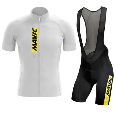 Mavic 2026 Cycling Jersey Set, Korte Mouwen, Ademend, MTB Bike, Fietskleding, Maillot, Ciclismo, Uniform Suit 002