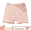 Girls' Summer Cotton Safety Shorts: Thin, Anti-Exposure, Modal, Flat-Leg, 3-Point Style