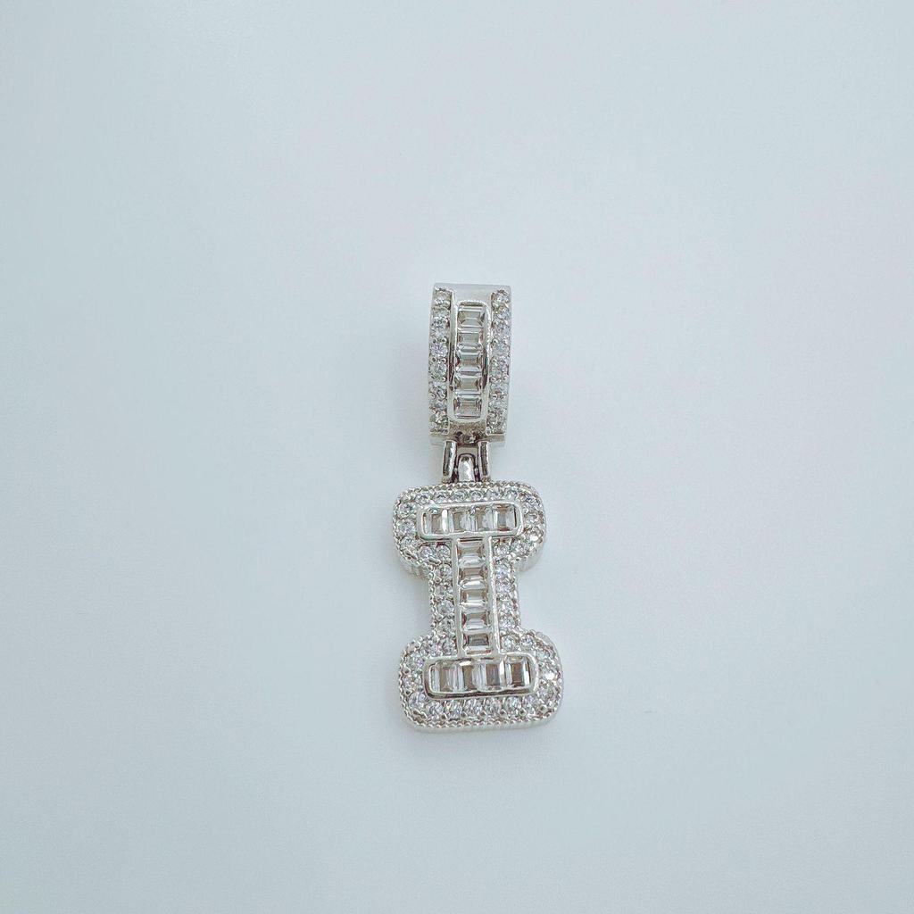 European Rock Candy Necklace: 26-Letter Pendant, Hip Hop Fashion Jewelry Accessories