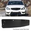 Front Bumper License Plate Holder 204 880 13 44 Replacement for Benz C‑Class W204 AMG C63 2011 To 2014
