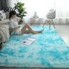 Super Soft Rug Carpet Non-slip Long Plush Modern Colorful Fluffy Tie-Dye Machine Washable Living Room