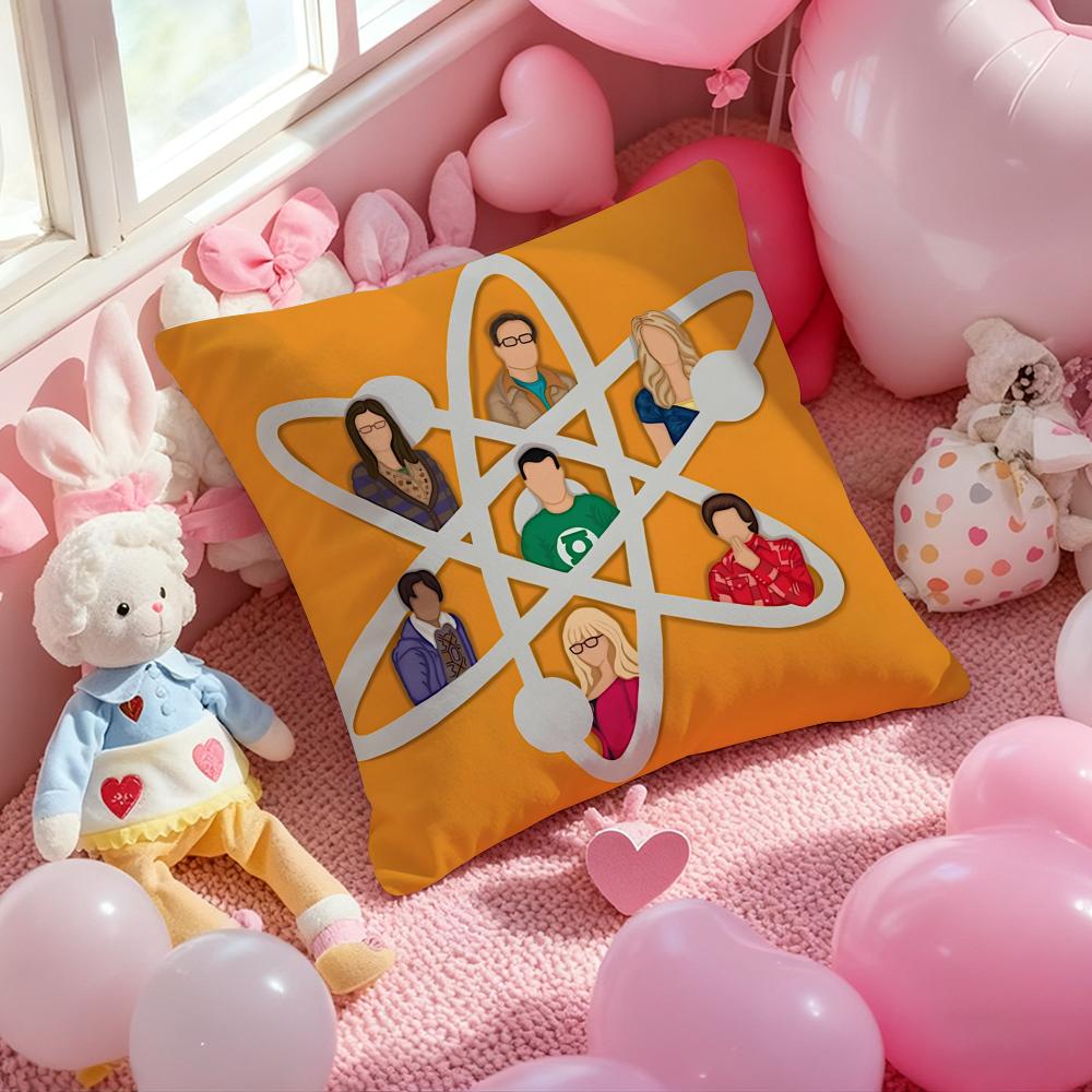 Housse de coussin The Big Bang Theory Housse de coussin imprimée pour canapé de salon et décoration de chambre