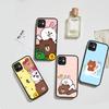 Cartoon Cute C-Cony B-Brown Phone Case For IPhone 11 12 13 14 15 16 Pro Plus X XS MAX Matte Bumper Shockproof Cover