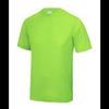 Tee shirt de sport homme Just Cool anti transpirant lot 3 vert fluo - - Vert