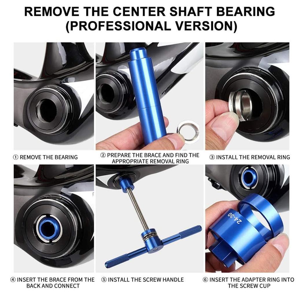 Zestaw narzędzi do montażu i demontażu suportu rowerowego Profesjonalne narzędzie do demontażu suportu dla BB86 PF30 92 386