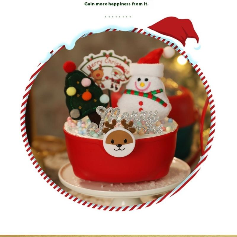 Kreativ juleepleeske Juleaften Eple Håndveske Elg Fredsfrukteske Julegaver