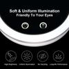 Cosmetic Mirror with Fan 3 In 1 LED Make MirrorMagnifying Mirror 180 Degree Rotation Removable Table Mirror Home Travel | Bath Mirror