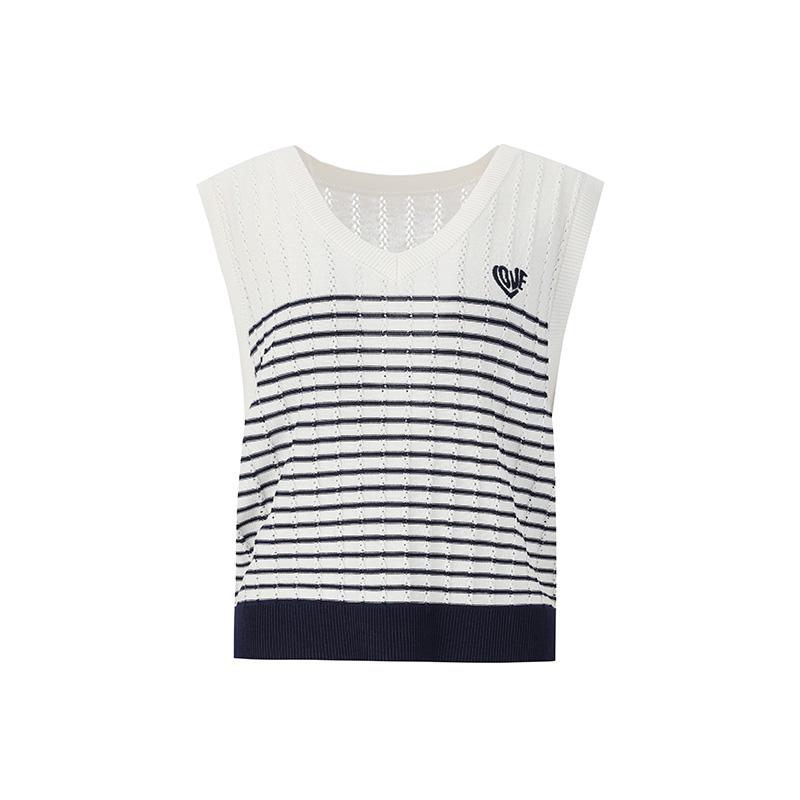 SOUP Striped Knit Vest (Sz4Vk35)