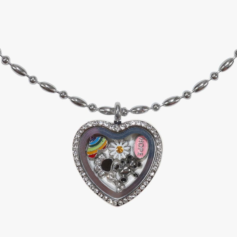 

HURJABOYACC Jewel box necklace heart