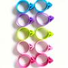 Silicone Piping Bag with Steel Fixing Ring, Cable Tie, Rubber Band, Binding Wire, and Rope Strip