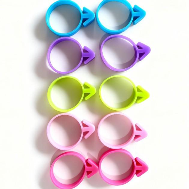 Silicone Piping Bag with Steel Fixing Ring, Cable Tie, Rubber Band, Binding Wire, and Rope Strip