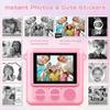 2025 Newest Kids Instant Print Camera, Portable Camera with 32G Card and 1080p