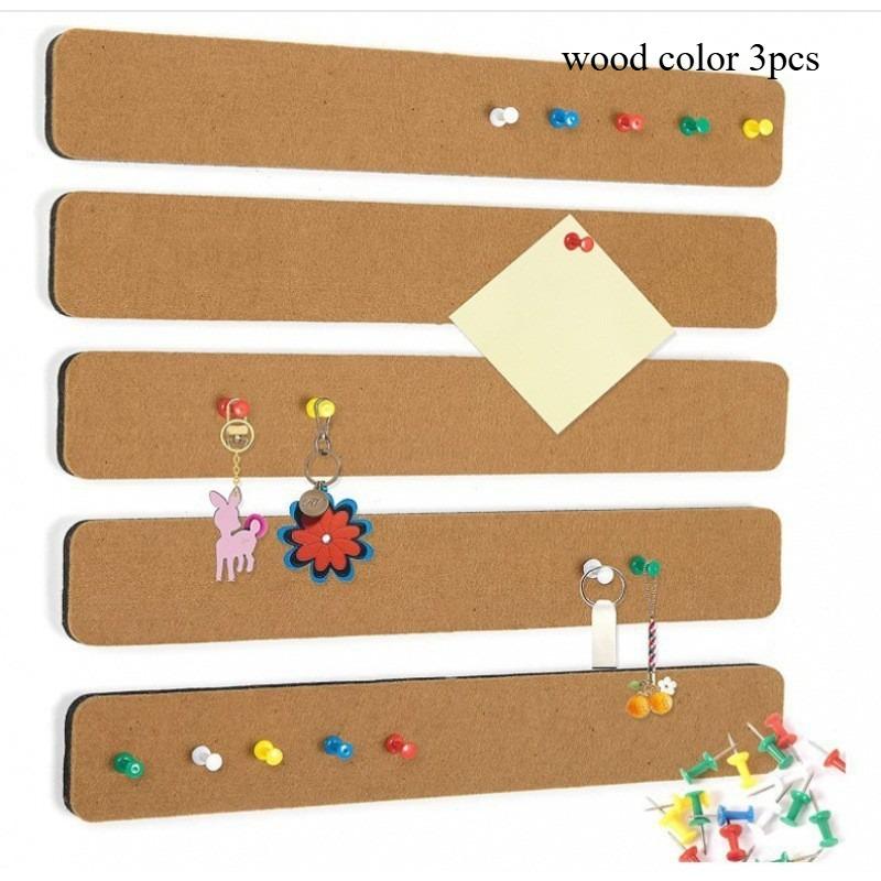 3pcs Felt Cork Board for Walls -Suitable for Message Strips,Living Room Decorative Background Board,Small Pendant Display Board