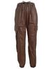 European & American Autumn/Winter Street Style Waist-Cinching Leather Drawstring Pants