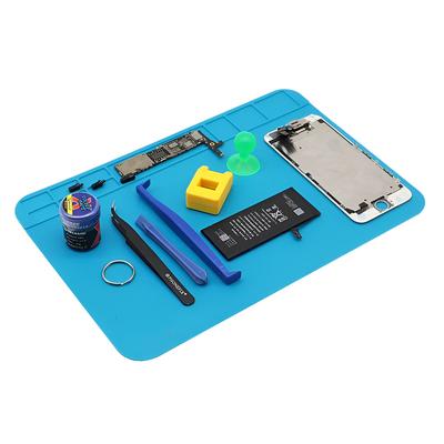 30cm X 20cm Pad de lucru pentru repararea ceasurilor Stație de lipit Pad rezistent la căldură Covoraș de silicon antiderapant pentru repararea ceasurilor pentru unealtă de ceasornicar