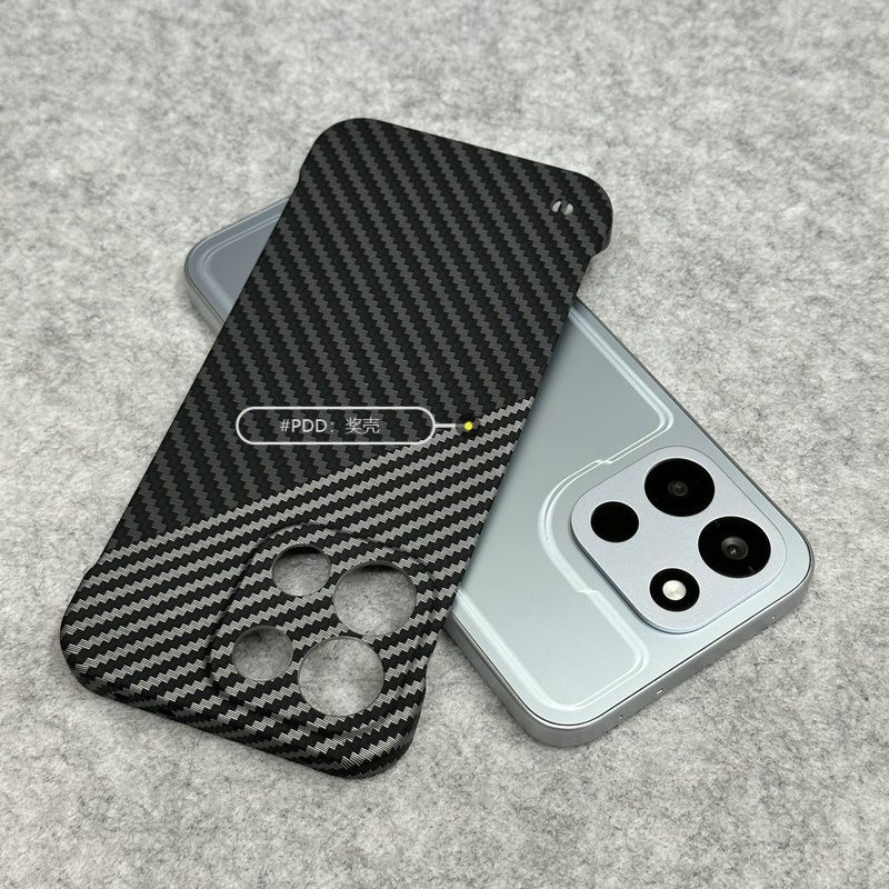 For OnePlus Nord 6 Case Matte Carbon Fiber Pattern Stripes Without Borders PC Lightweight Hard Back Cover Dustproof Bumper