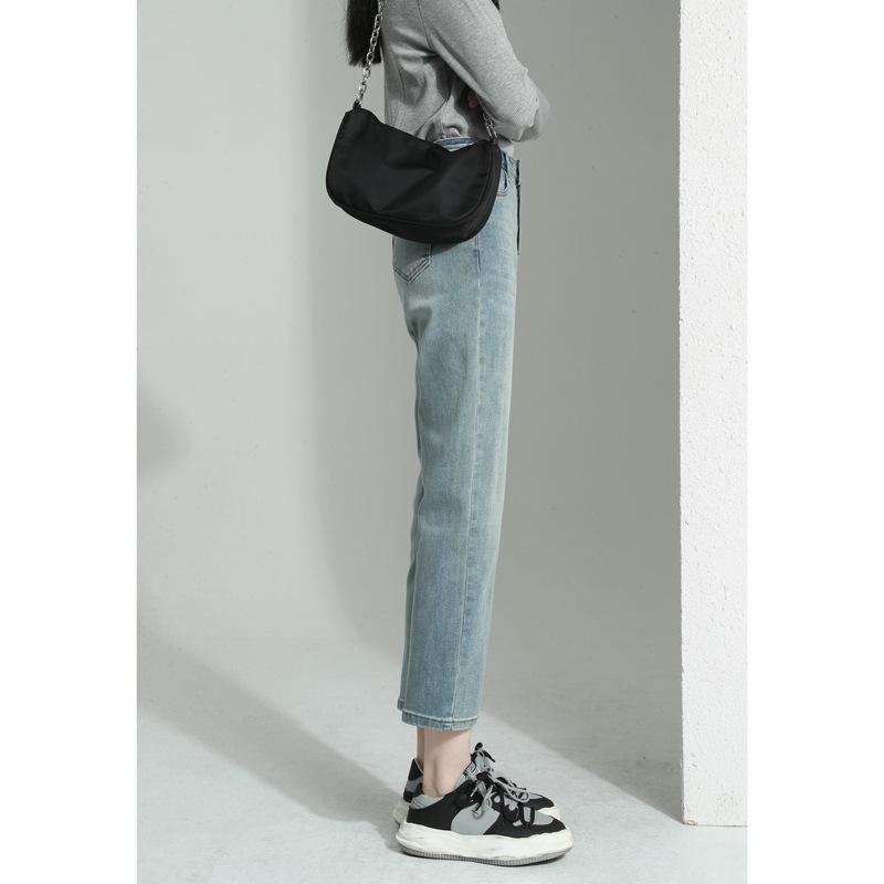 Women's High-Waist Slimming Straight-Leg Jeans - Spring/Summer 2025 Collection