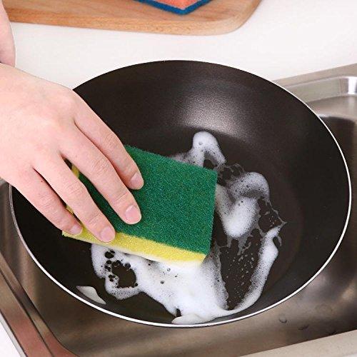 Brite Guard Nylon Multipurpose Scrub Sponge (Green, 10-Piece)