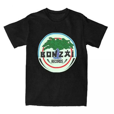 Mercancía Camisetas de Ocio Camiseta 100% Algodón Ropa de Verano Bonzai Records para Hombre Camiseta ALGODÓN ropa de hombre 2024